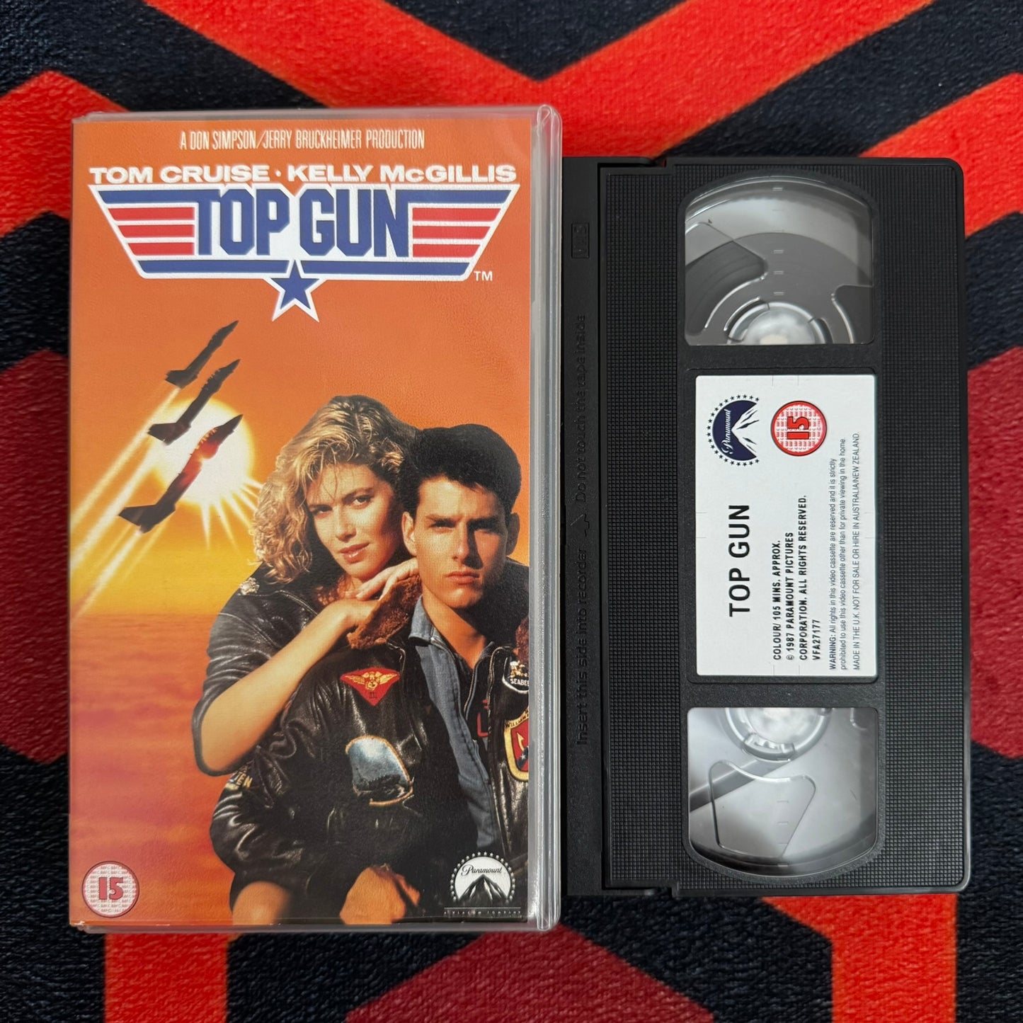 Top Gun VHS Video (1986) VHR4568