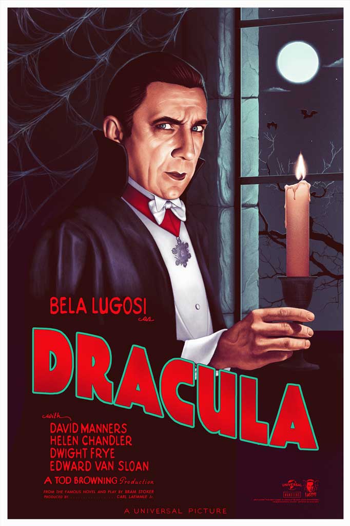 Universal Monsters: Dracula Horror Poster
