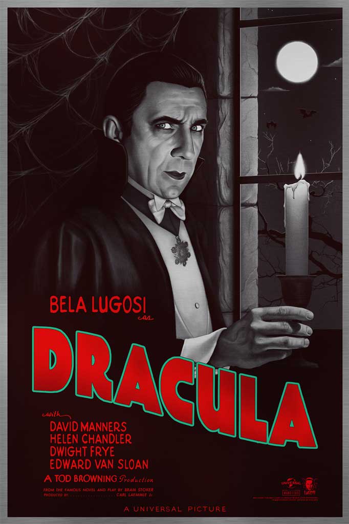 Universal Monsters: Dracula (Foil Variant) Horror Poster