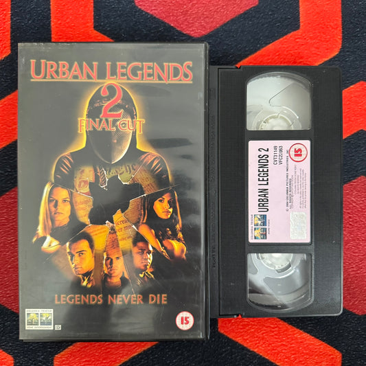 Urban Legends: Final Cut Ex Rental VHS Video (2000) CVT31149
