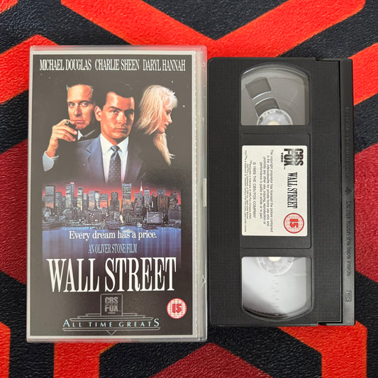 Wall Street VHS Video (1987) 1653