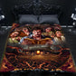Horror Movie Blanket - Evil Dead Blanket - Luxury Twin / Double Velveteen Fleece Blanket