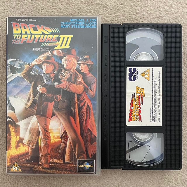 Back to the Future Part III VHS Video (1990) VHS1446