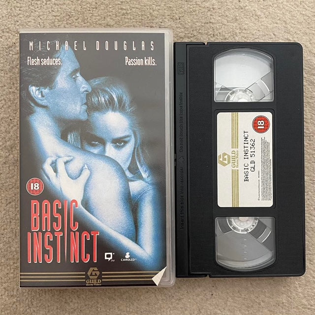 Basic Instinct VHS Video (1992) GLD51362