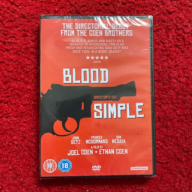 Blood Simple DVD New & Sealed (1984) OPTD0660