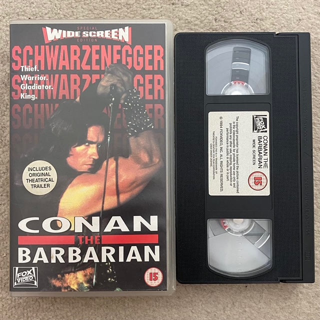 Conan The Barbarian VHS Video (1981) WS1806
