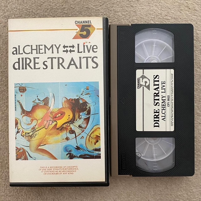 Dire Straits: Alchemy Live VHS Video (1983) CFV00122