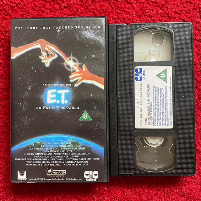 E.T. The Extra Terrestrial VHS Video (1982) VHR1318