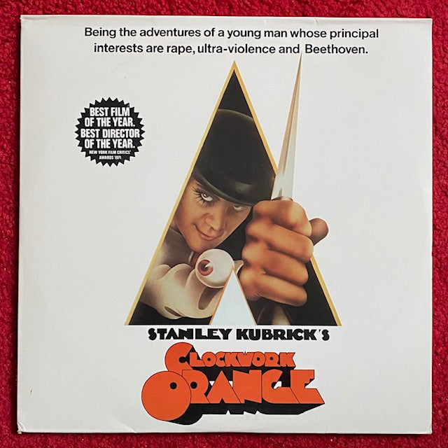 A Clockwork Orange (1971) LaserDisc Home Video US