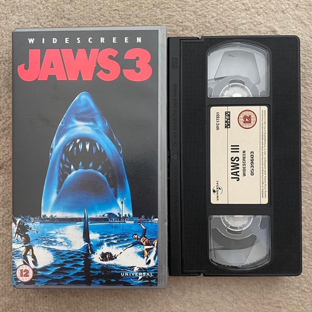 Jaws 3 VHS Video (1983) 539603