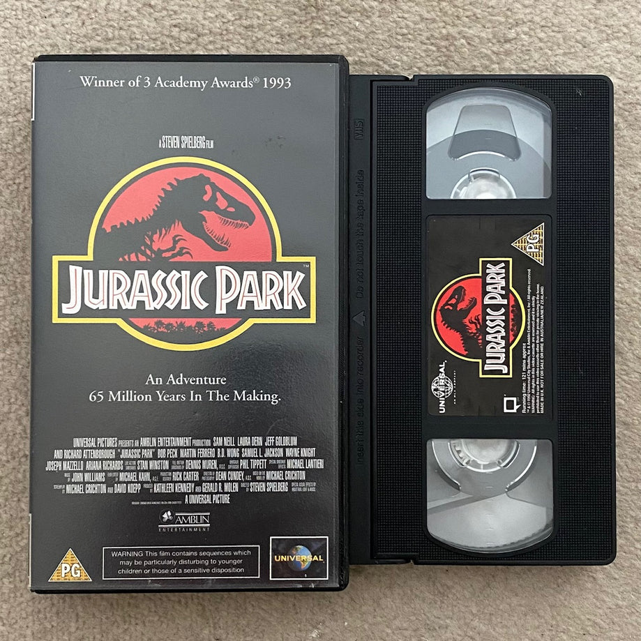 Jurassic Park VHS Video (1993) VHR1637