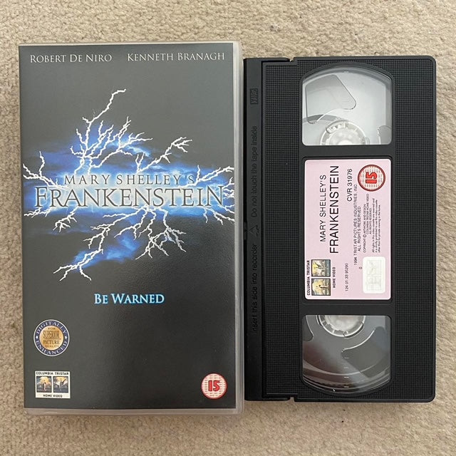 Mary Shelley's Frankenstein VHS Video (1994) CVR31976