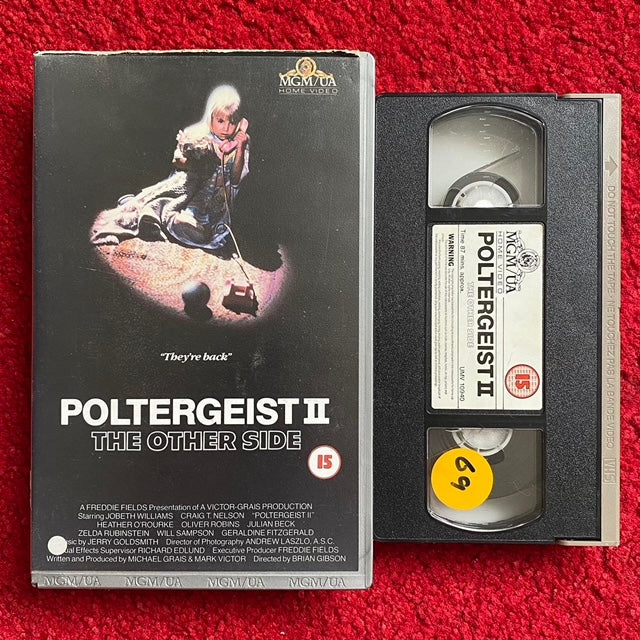 Poltergeist II: The Other Side Ex Rental VHS Video (1986) UMV10940