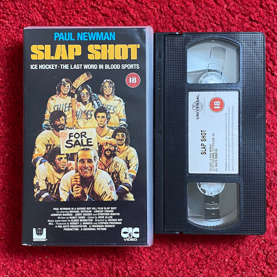 Slap Shot VHS Video (1977) VHR1452