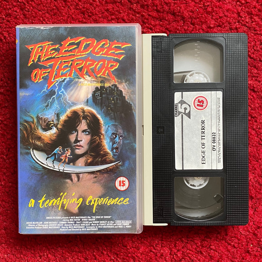 The Edge Of Terror VHS Video (1986) CFV08832