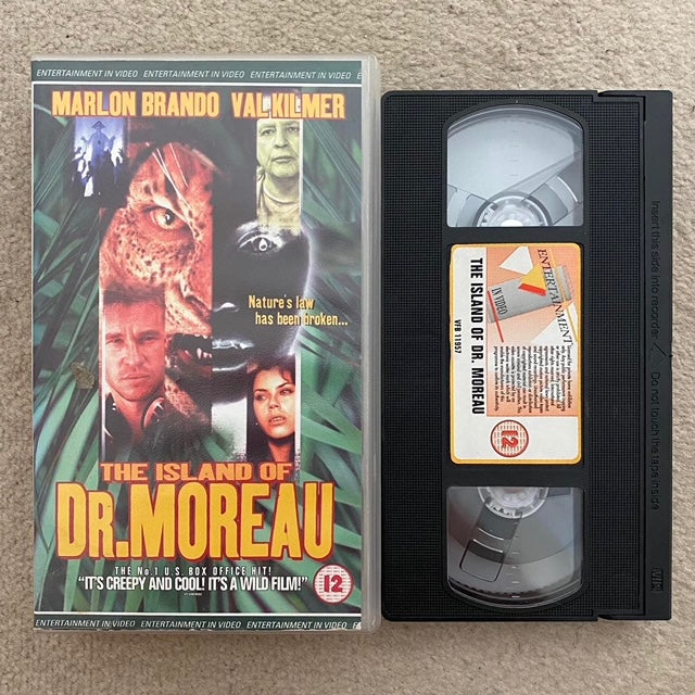 The Island Of Dr. Moreau VHS Video (1995) EVS1229