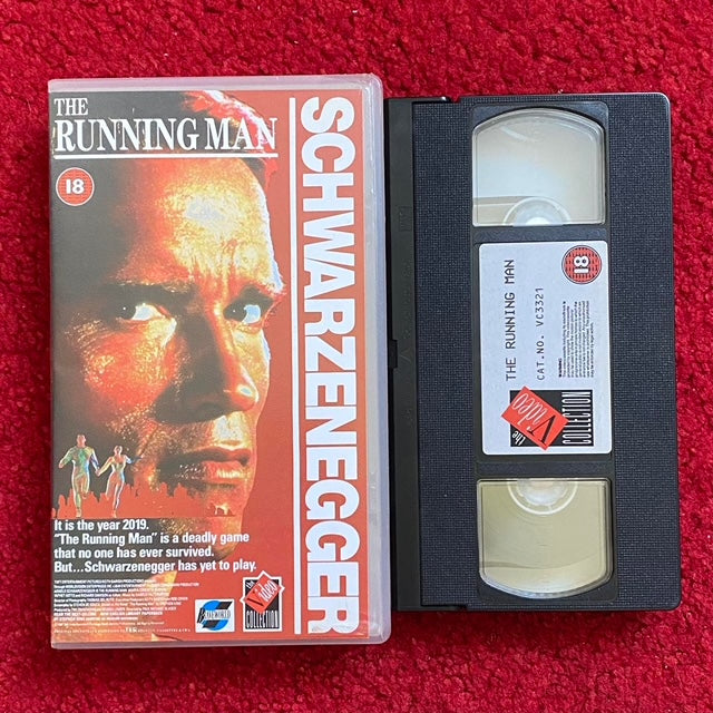 The Running Man VHS Video (1987) VC3321