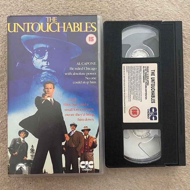The Untouchables VHS Video (1987) VHR2288