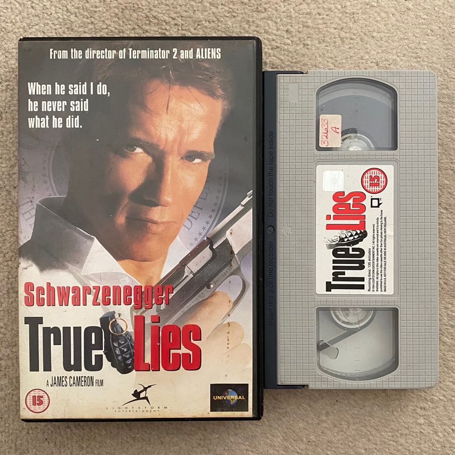 True Lies Ex Rental VHS Video (1994) VHA1807