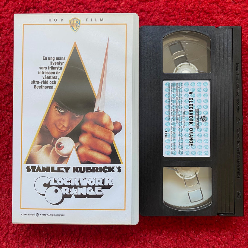 A Clockwork Orange (Swedish Version) VHS Video (1971) WEV51031 – Horror ...