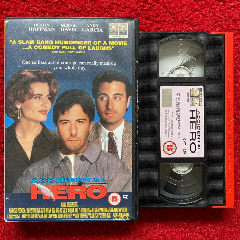 Accidental Hero Ex Rental VHS Video (1992) CVT14625