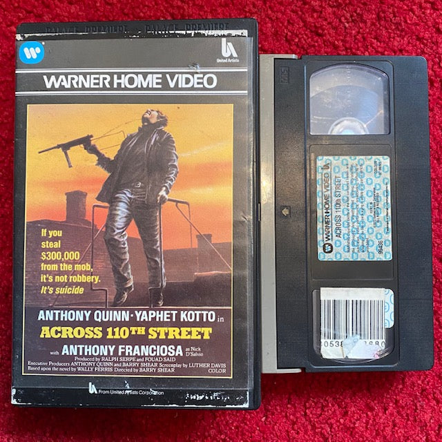 Across 110th Street Ex Rental VHS Video (1972) PEV99436