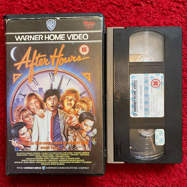 After Hours VHS Video (1985) PEV11528
