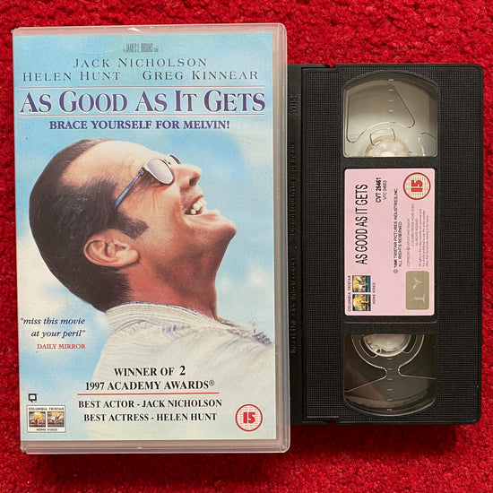 As Good As It Gets Ex Rental VHS Video (1996) CVT26461