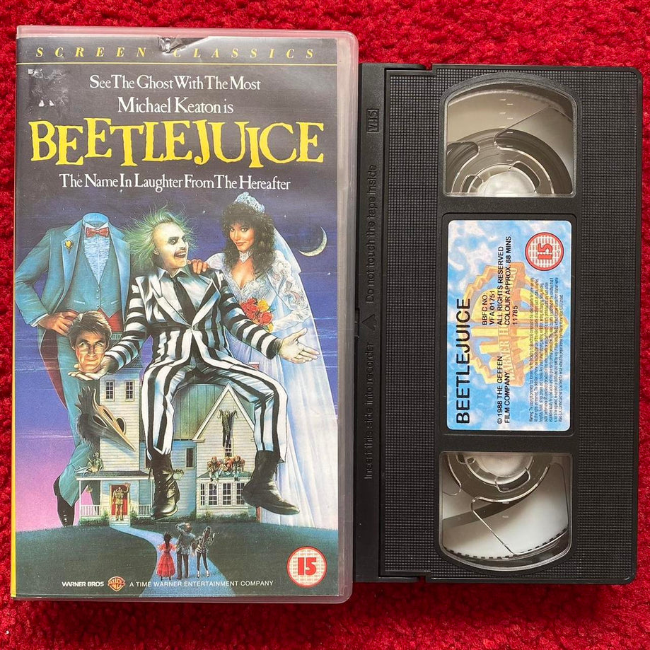 Beetlejuice VHS Video (1988) S011785