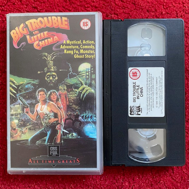 Big Trouble In Little China VHS Video (1986) 1502