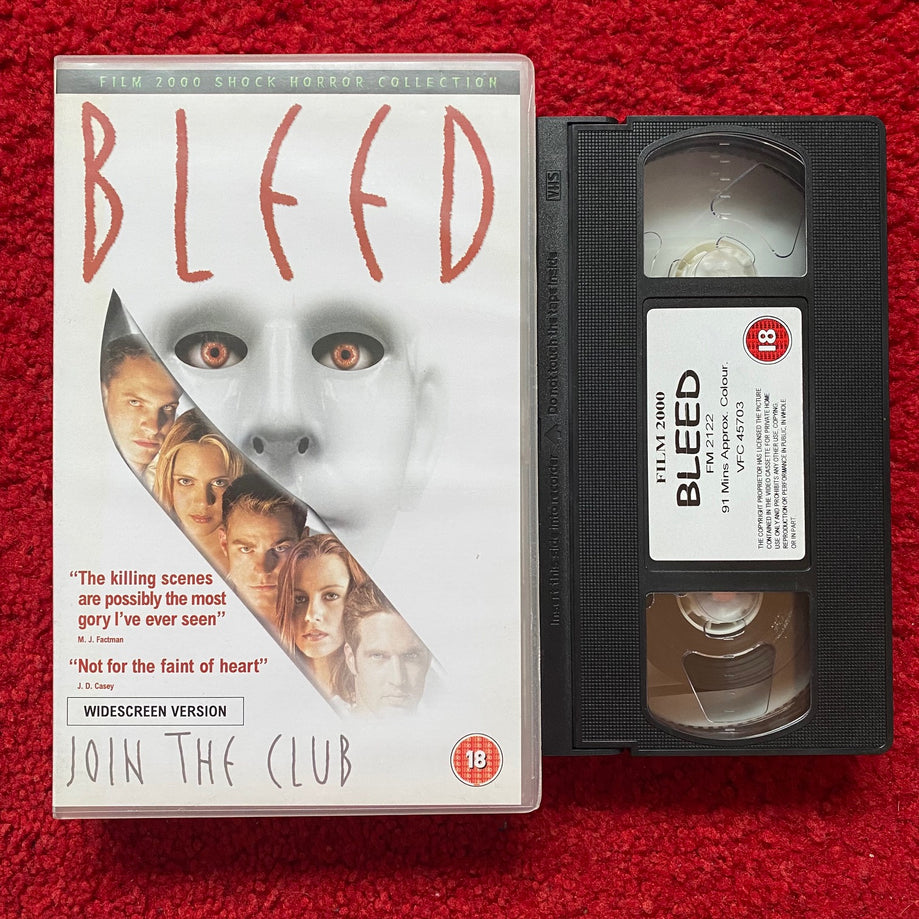 Bleed Ex Rental VHS Video (2002) FM122