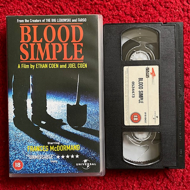 Blood Simple VHS Video (1983) 534473