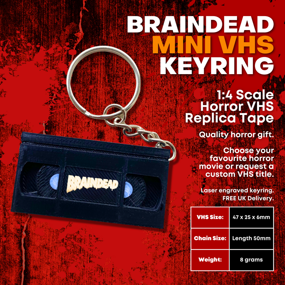 Braindead Mini Horror VHS Keyring