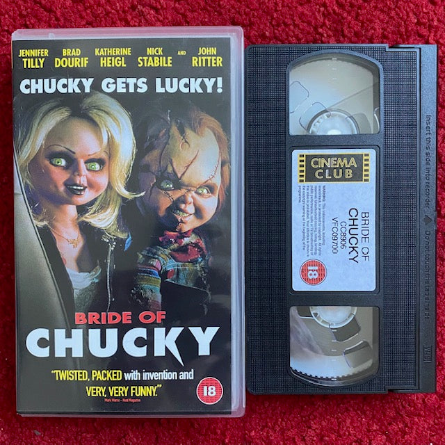 Bride Of Chucky VHS Video (1998) CC8906