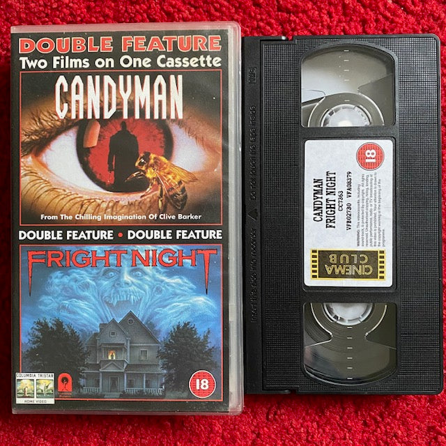 Candyman / Fright Night Double Feature VHS Video (1992) CC7363