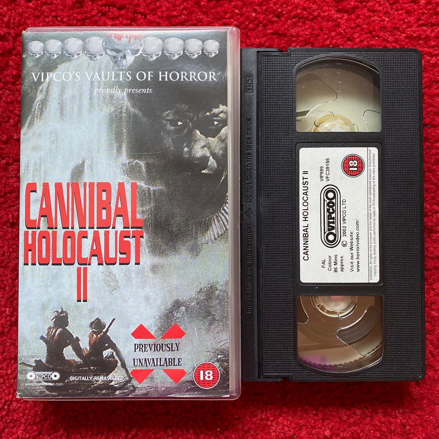 Cannibal Holocaust II VHS Video (1985) VIP999