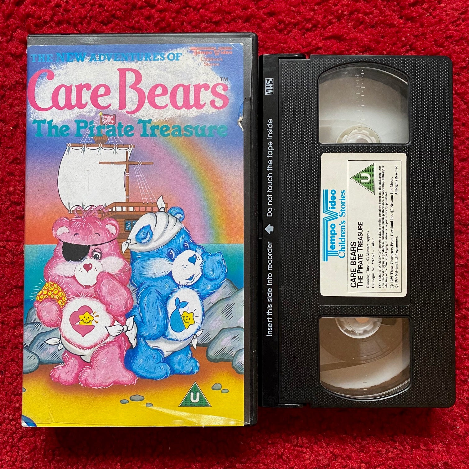Care Bears: The Pirate Treasure VHS Video (1988) V9237