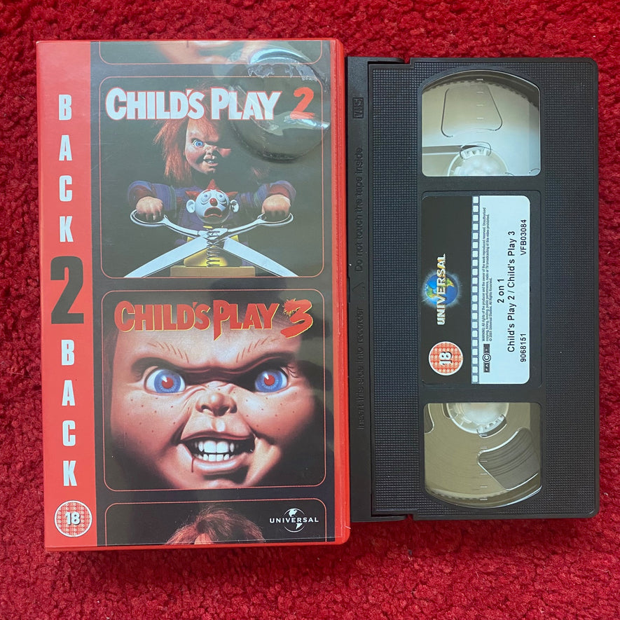 Child's Play 2 / Child's Play 3 Double Feature VHS Video (1990) 9068151