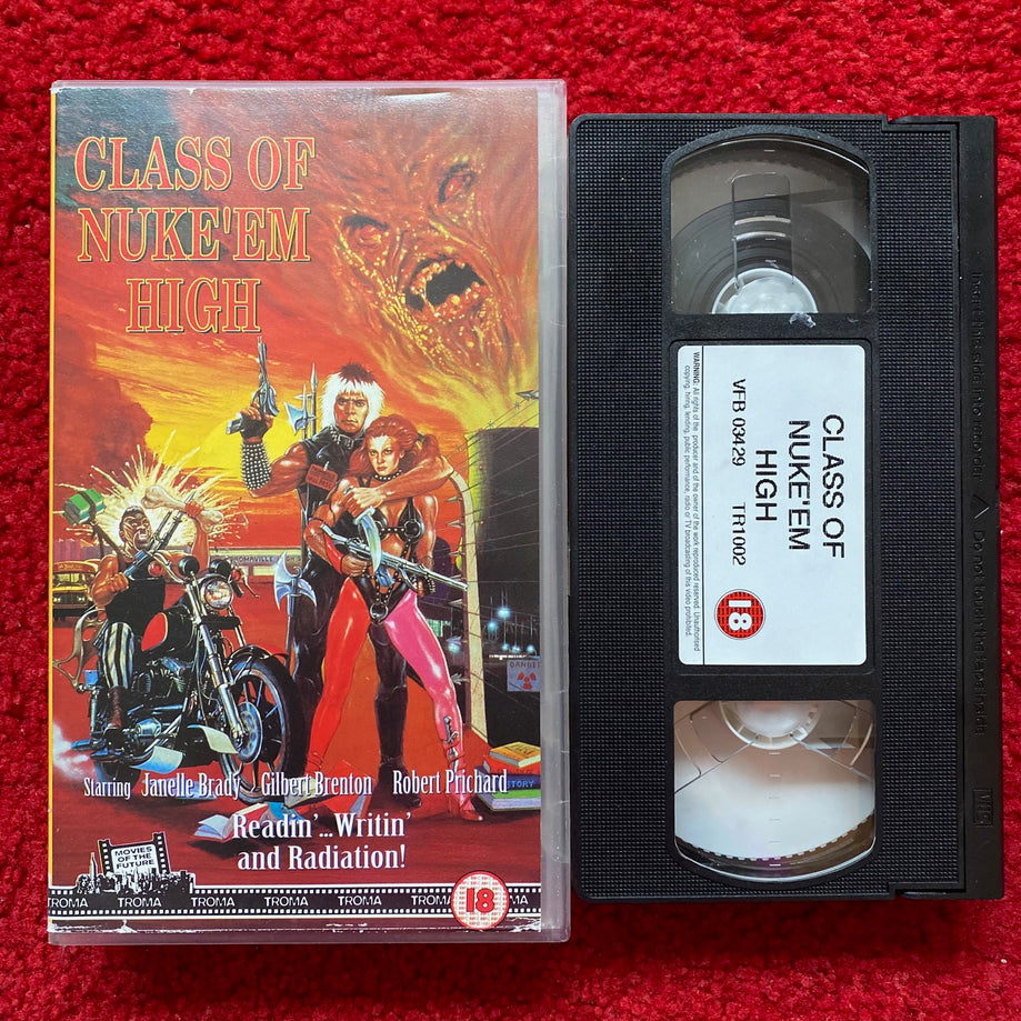 Class Of Nuke 'Em High VHS Video (1986) TR1002