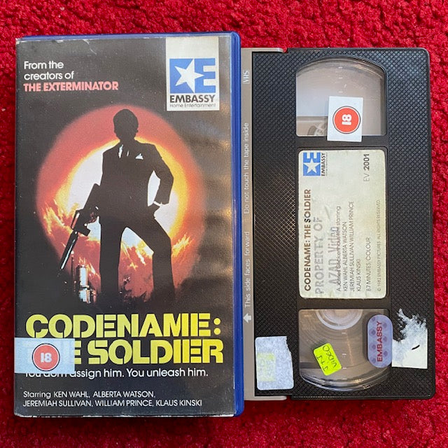 Codename: The Soldier VHS Video (1980) 2001