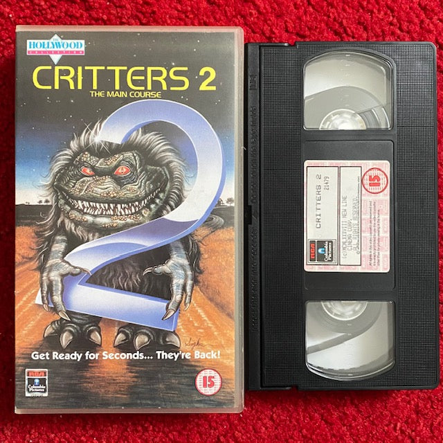 Critters 2: The Main Course VHS Video (1988) CVR21479