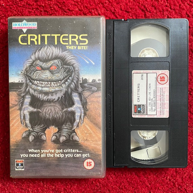 Critters VHS Video (1986) CVR20786