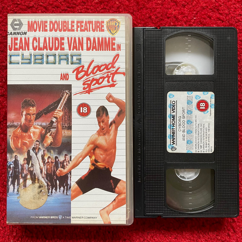 Cyborg / Blood Sport Double Feature VHS Video (1989) PES35516