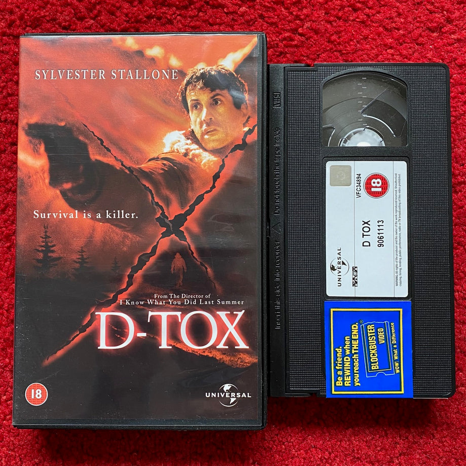 D-Tox Ex Rental VHS Video (2001) 9061113
