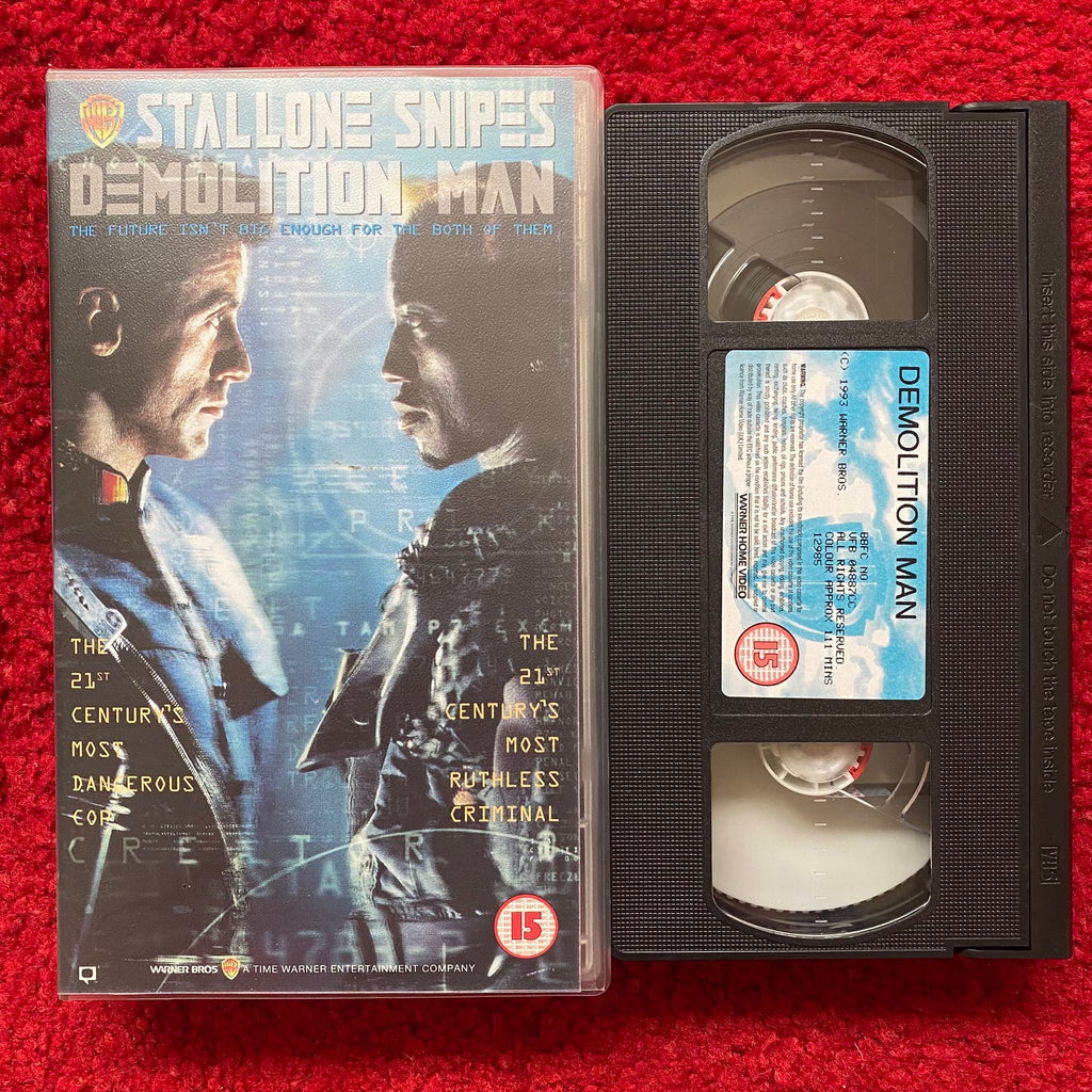 Demolition Man VHS Video (1993) S012985