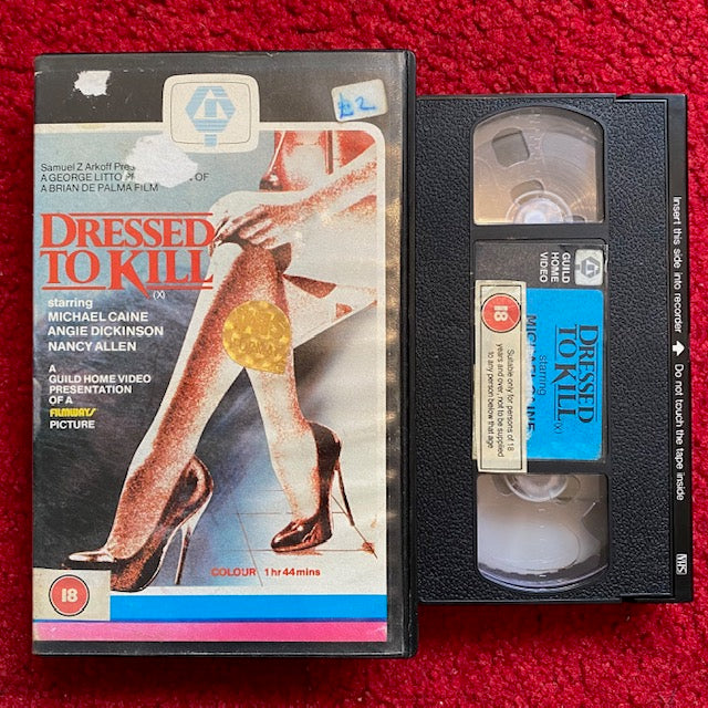 Dressed To Kill Ex Rental VHS Video (1980) DTK