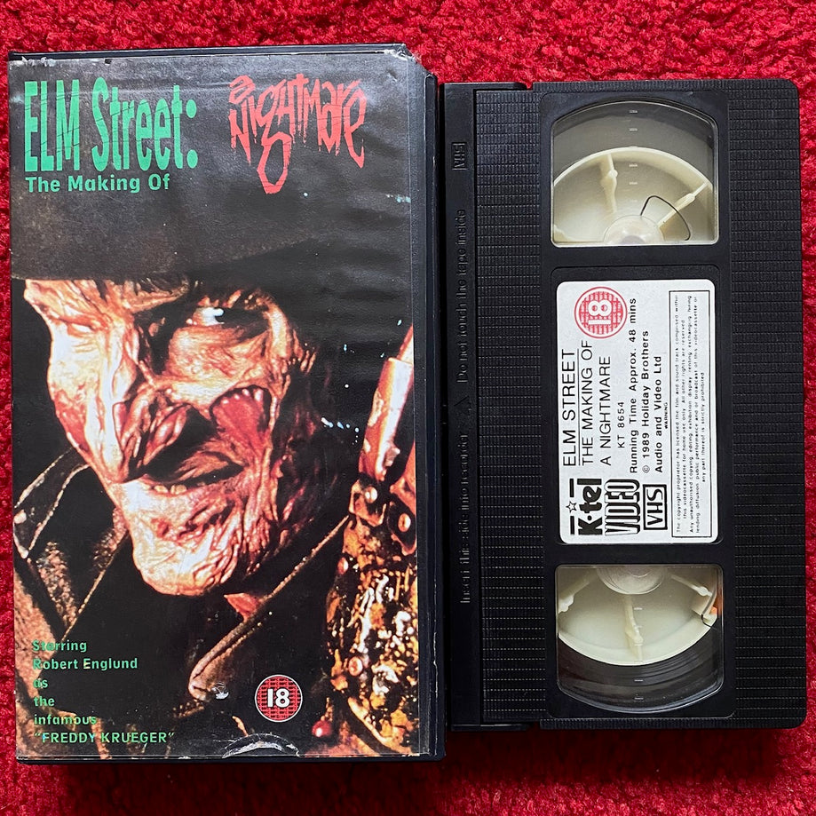 Elm Street: The Making Of A Nightmare VHS Video (1989) KT8654