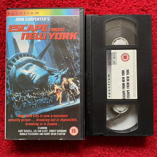 Escape From New York VHS Video (1981) SPC00312