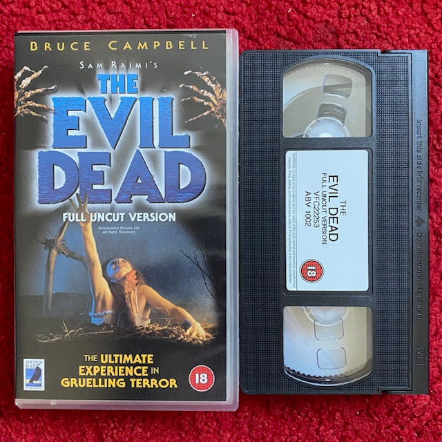 Evil Dead Full Uncut Version VHS Video (1981) ABV1002 Horror Stock