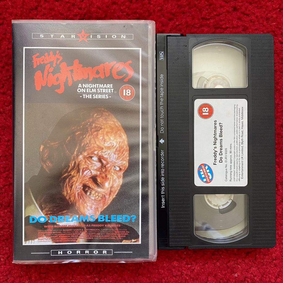 Freddy's Nightmares: Do Dreams Bleed VHS Video (1988) EUKV6026